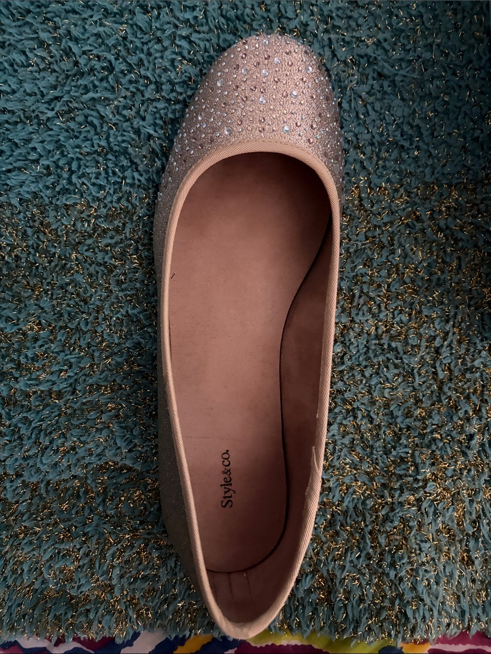Women Gold Flats